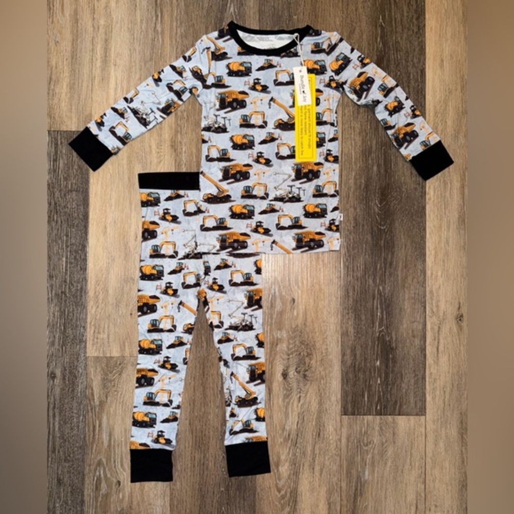 NWT Bundle of Joy Bamboo Construction Truck Set (SLEEP)